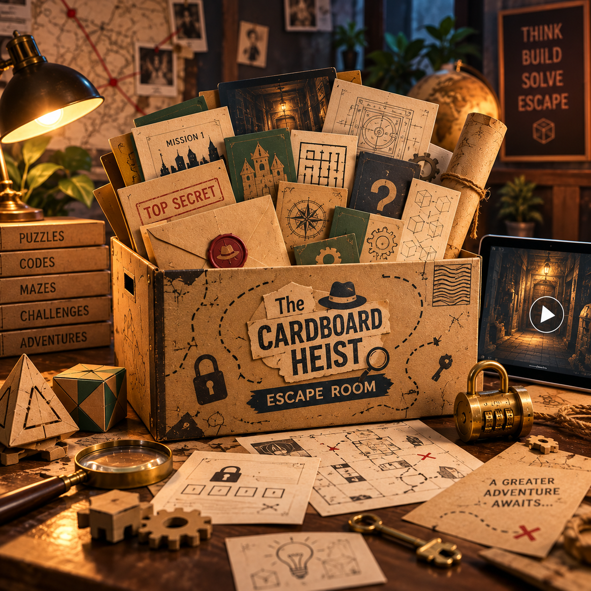 The Cardboard Heist — Escape Room