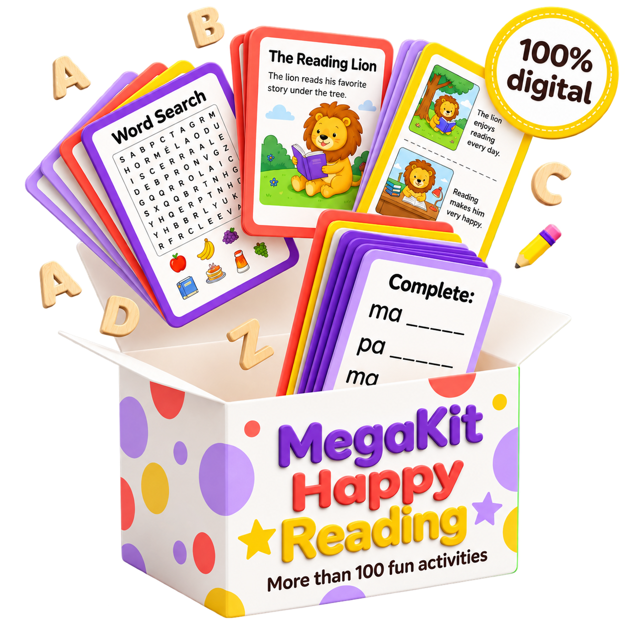 Your child will learn to read through play | 100+ activities