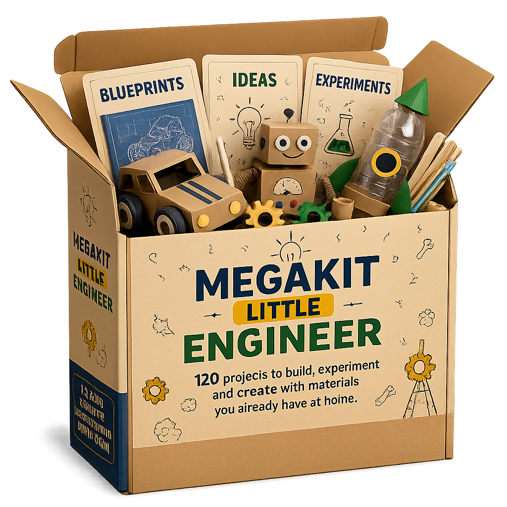 Mega Kit "Little Engineer" +365 clever projects - The Forever Vault